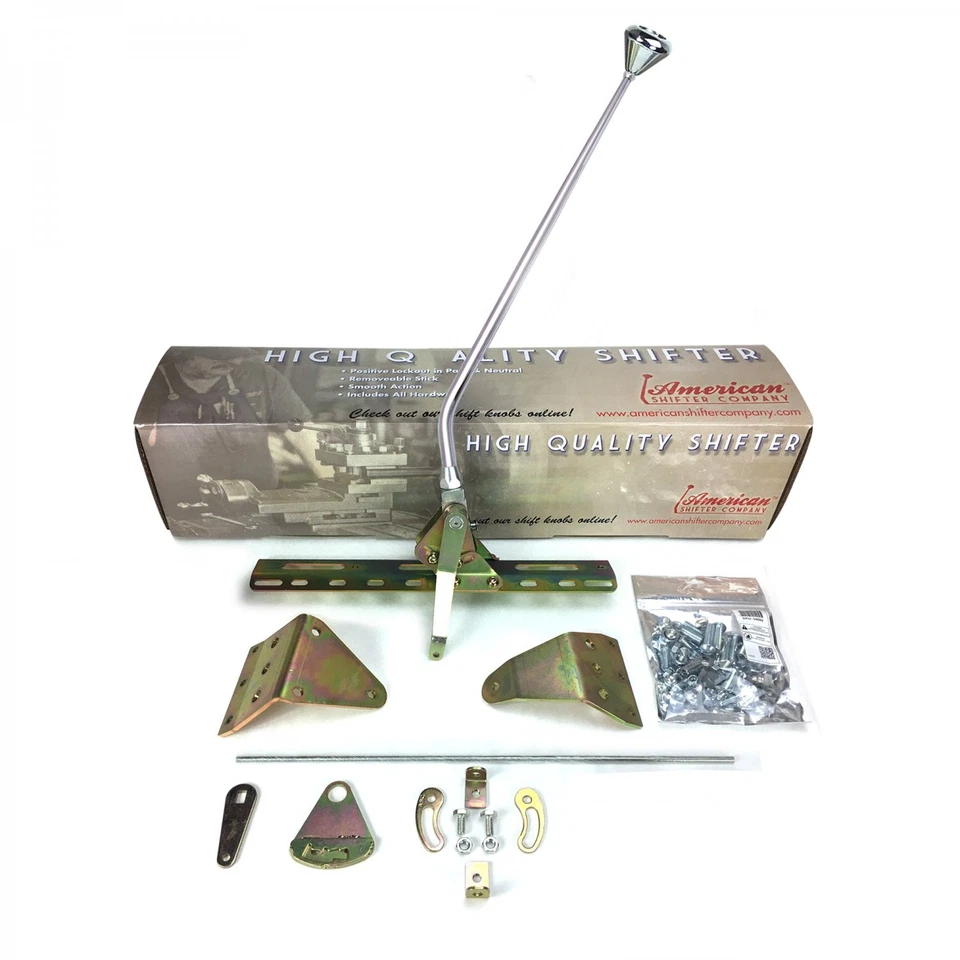 GM TH350 Automatic Transmission Shifter Kit 23 Single Bend fits loka - Image 2 of 4