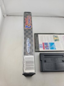 Sonic The Hedgehog 2  Sega Genesis Complete In Box CIB Great Shape