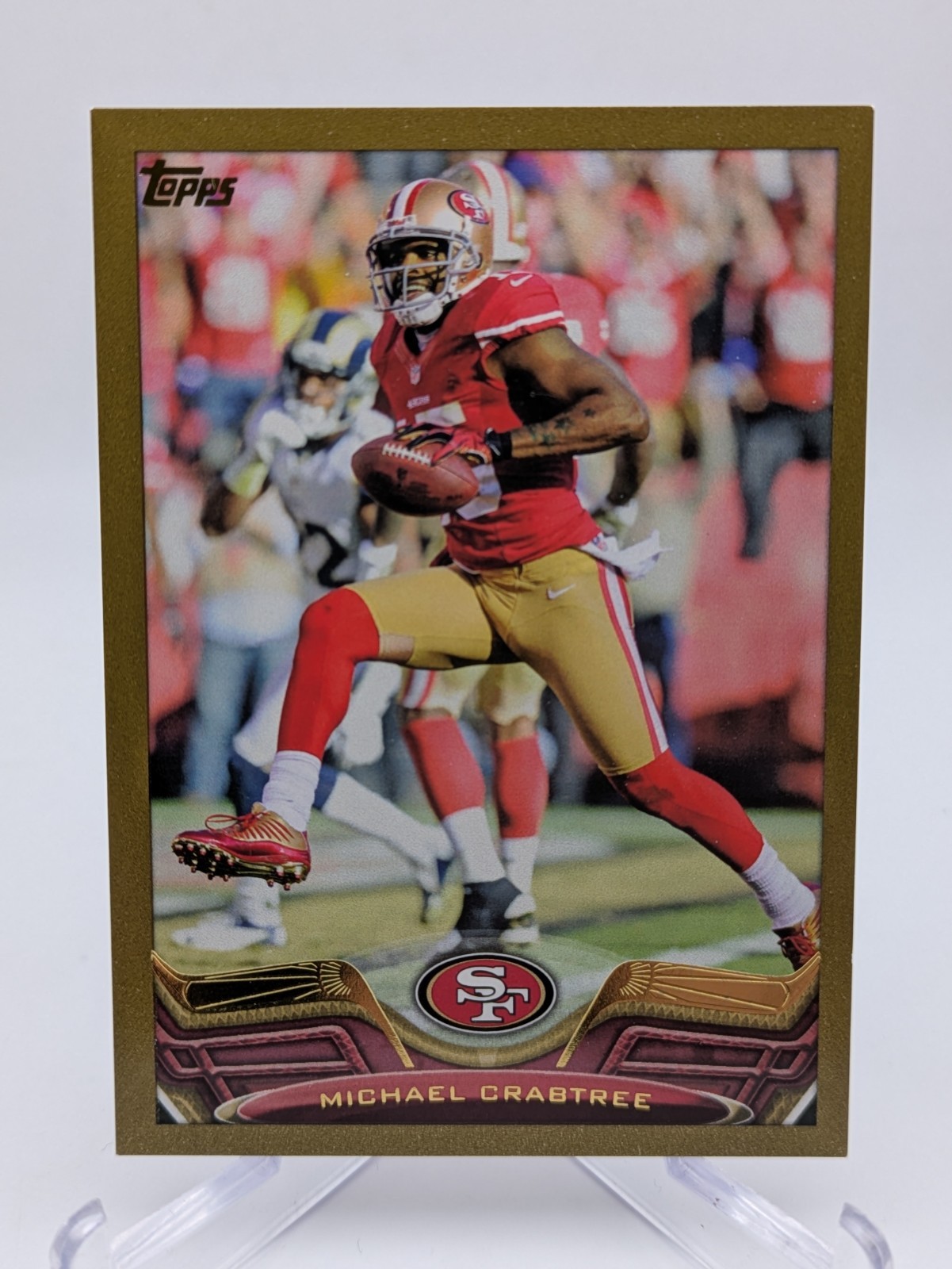 💥 2013 Topps #170 Michael Crabtree Gold #/2013 San Francisco 49ers