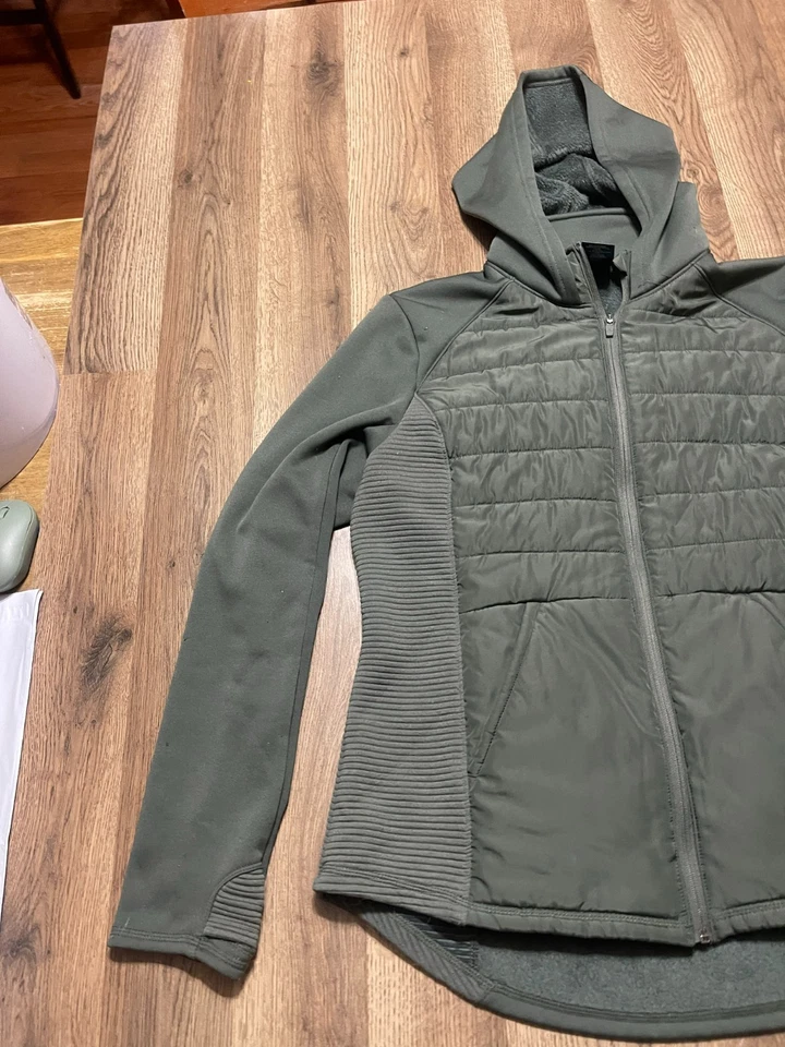 Толстовка с капюшоном Tek Gear, женский размер XL, зеленый, толстовка, на молнии - Изображение 4 из 4