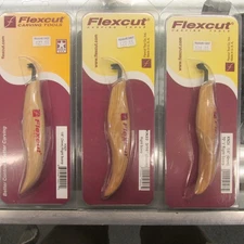 Flexcut Wood Carving Knife Scorp KN21 KN22 KN24 3 LOT