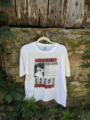 Ice Cube AmeriKKKa's Most Wanted Rap NWA Shirt Vintage 90s Priority Records