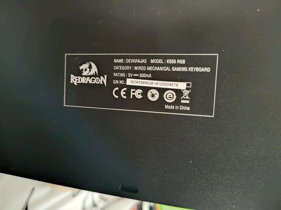 Redragon DEVARAJAS K556 Brown Switches Mechanical Keyboard - Image 4 of 4