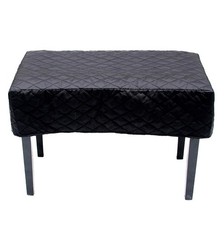 Piano Stool Single Chair Bench Cover with Quilted Diamond Pattern 22X14.2in f...
