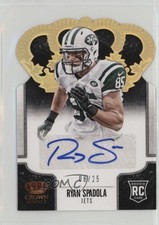 2013 Crown Royale Gold Holo Die-Cut Signatures 8/25 Ryan Spadola #187 Auto 0i5i