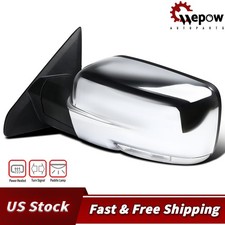 Fit 2009-2012 Dodge Ram 1500 2500 Chrome Left Side Power Heat Mirrorled Signal Fit 2009-2012 Dodge Ram 1500 2500 Chrome Left Side Power Heat Mirrorled Signal