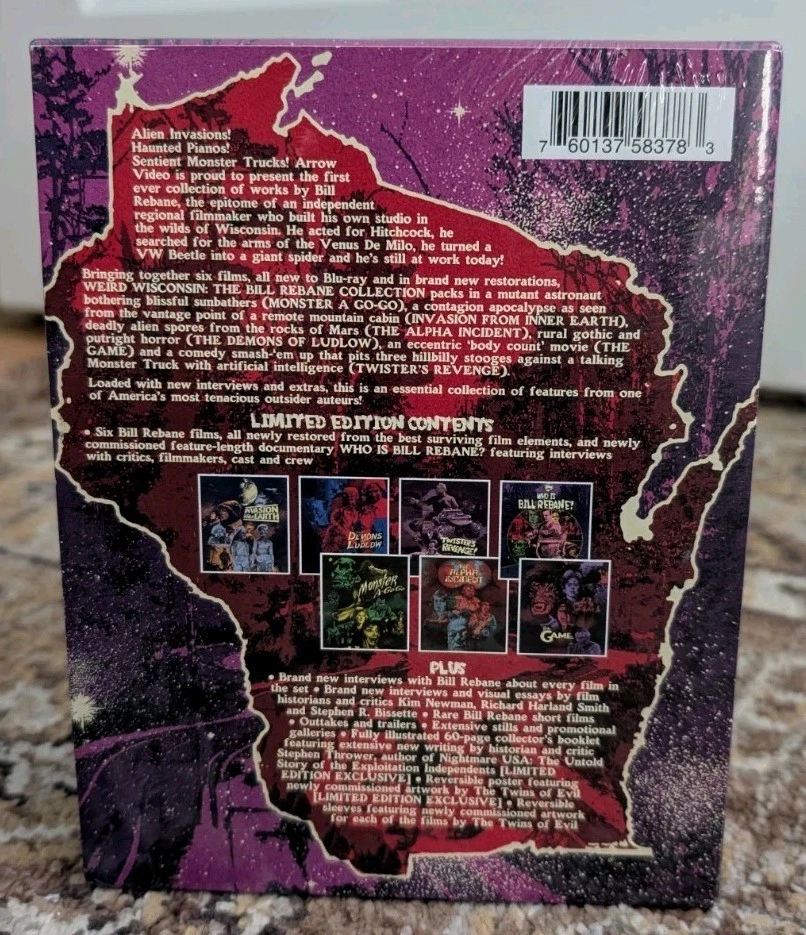 Weird Wisconsin: The Bill Rebane Collection Box Set Brand New Sealed - Image 2 of 4