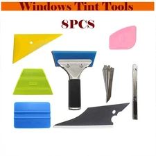 8PCS Window Tint Tools Kit Car Auto Film Tinting Scraper squeegee Installation