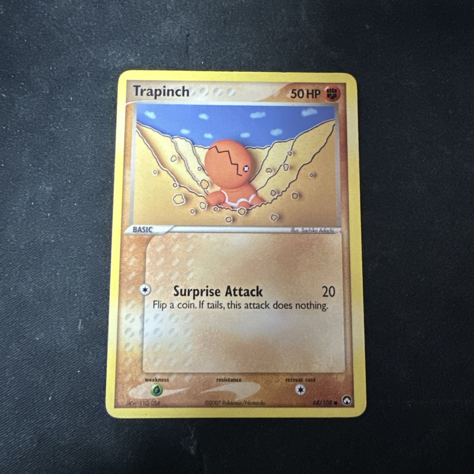 TRAPINCH  68/108  EX POWER KEEPERS Pokemon Card