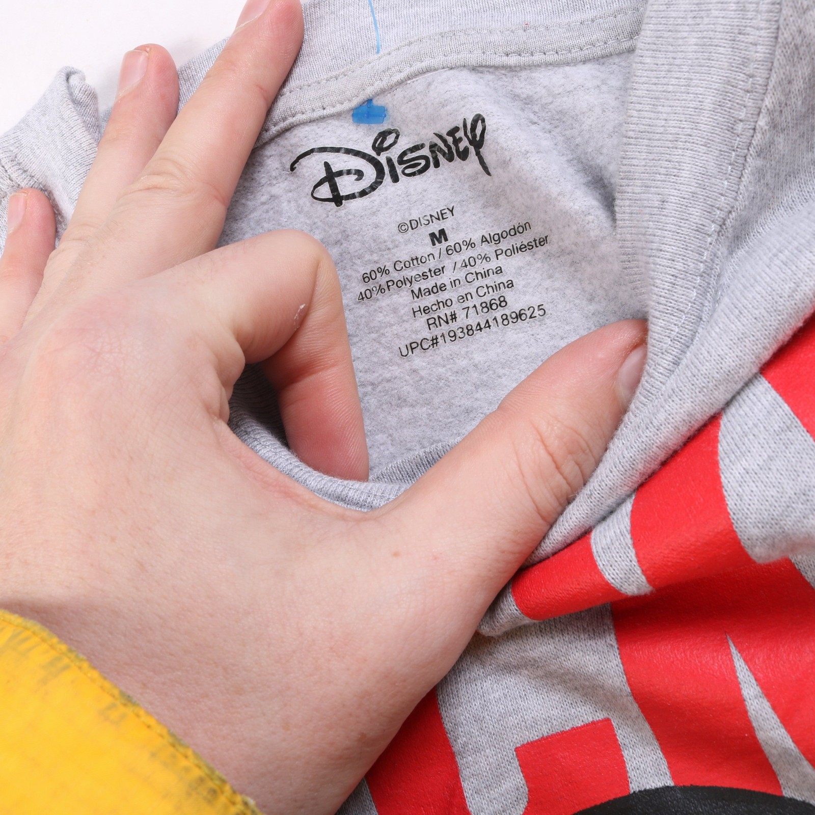 Disney Grey Sweatshirt Womens M image 4