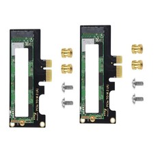 2x PCIe to M.2 Adapter Card For Motherboards With PCI-EX1/X4/X8/X16 Card Slot