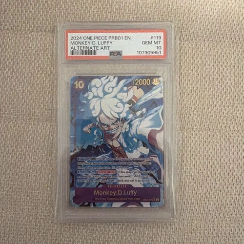 Monkey.D.Luffy (OP05-119) (Alternate Art) OP05-119 PRB01 PSA 10