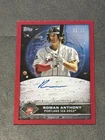 2024 Topps Pro Debut - Future Cornerstones Autographs Roman Anthony Red Foil /10