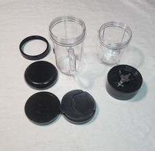 Original Magic Bullet Blender - 7 Piece, Cup  Accessory Replacement Lot