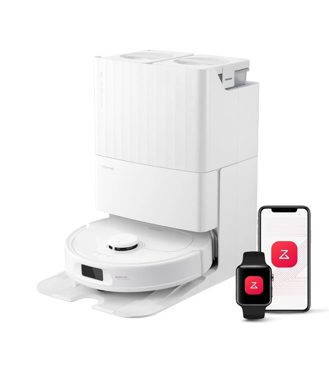 Roborock Qrevo S Robot Vacuum and Mop Self-Drying Auto Mop Washing QX1PEC