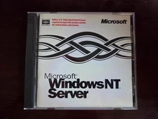 Microsoft Windows NT Server Version 4.0 CD Disc w FrontPage 98 in jewel case