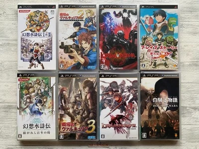 SONY PSP Suikoden & Valkyria Lord of Arcana Apocalypse Brave Story White Knight - Photo 1/4