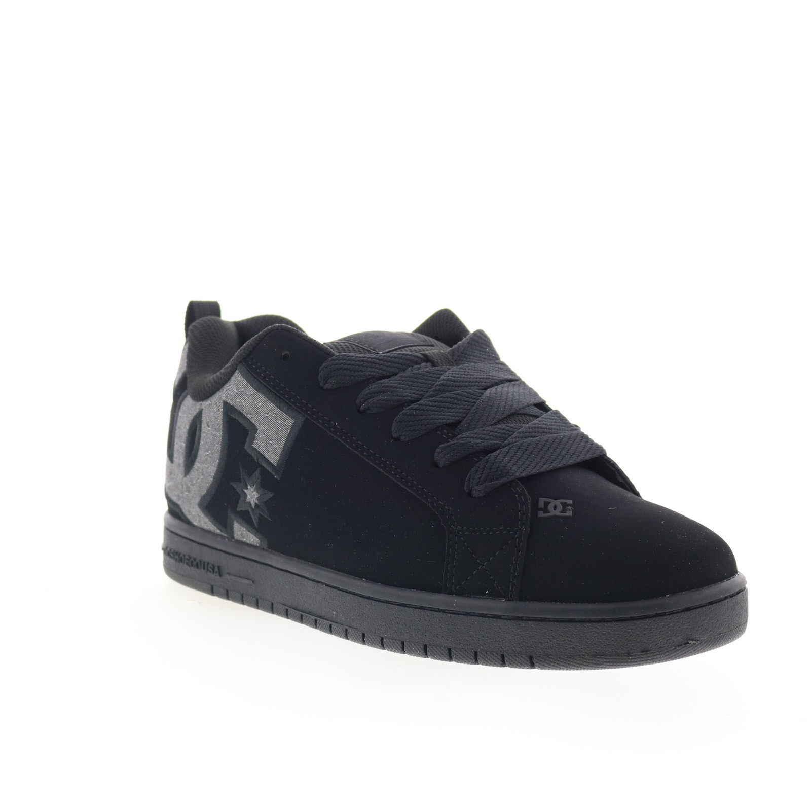 DC Court Graffik SE 300927-KDW Mens Black Skate Inspired Sneakers Shoes