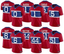NWT Men's Giants Century Red Game Limited Stitched Jersey S-3XL