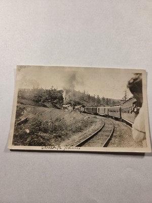 Black And White Photograph Train In Movement Double Header Going Over Raton Pass