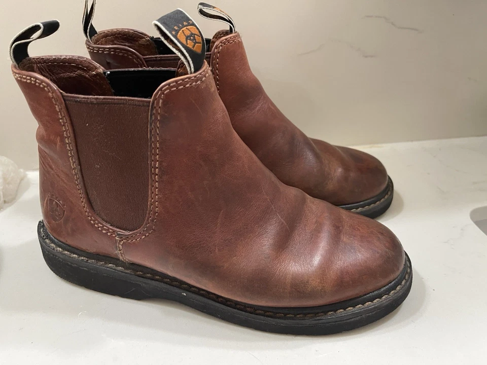 Ariat Chelsea Bota Pull-on Marrón Mujer Talla 7B Foto 3 de 4