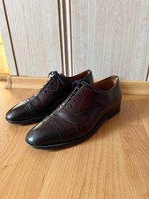 CHURCHS ENGLAND BROWN LEATHER OXFORD BROGUE DERBY SHOES MENS SIZE 10UK EU44 28CM