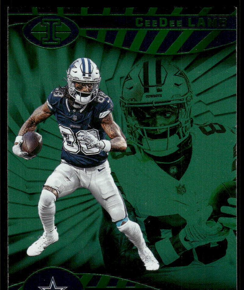 2024 Panini Illusions #19 CeeDee Lamb Emerald Trophy Collection