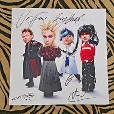 SIGNED 12x12" Lithograph + CD Everyone's A Star 5 Seconds Of Summer 5SOS Vinyl