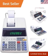 Efficient Battery-Powered Printing Calculator with Grand Total Key - EL-1197PIII