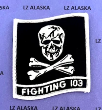 US NAVY FIGHTING 103 (VF-103) JOLLY ROGERS F-14 TOMCAT PATCH N6
