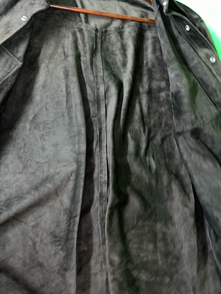 Gap men’s Waxed Suede Western Shirt Jacket Size: XL - Image 2 of 4