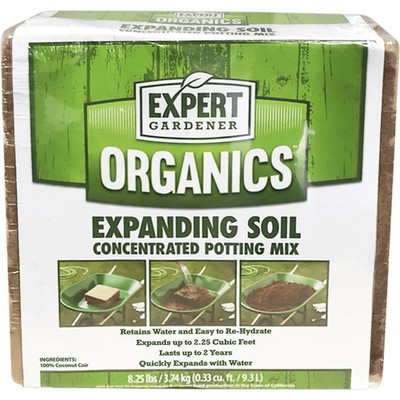 Expert Gardener Organics 2.25 Cu Ft Expanding Soil Concentrated Potting Mix