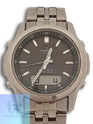 CASIO LINEAGE Radio Solar Watch LCW-100T Titanium