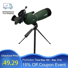 SVBONY SV28 Spotting Scope 25-75x70mm 45°Angled zoom telescope Daily observation