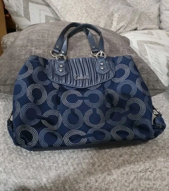 Coach Blue Nylon Exterior Bags & Handbags for Women for sale | eBay