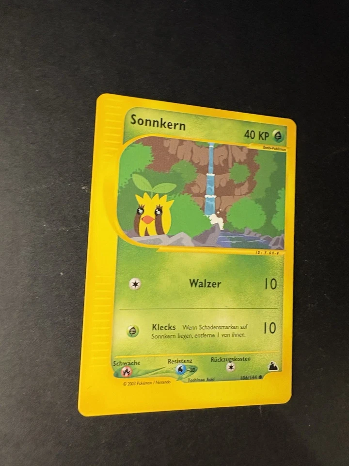 Pokémon Karte Sonnkern 106/144 • Skyridge Set  Pokemon Deutsch Vintage E-Series - Bild 3 von 4