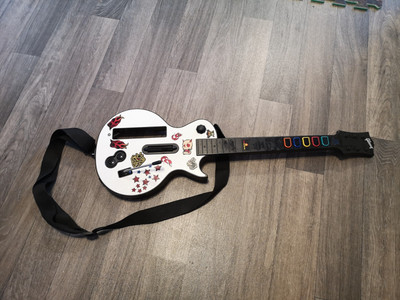 Guitar Hero White Gibson Les Paul Nintendo Wii Controller Tested Working  UK