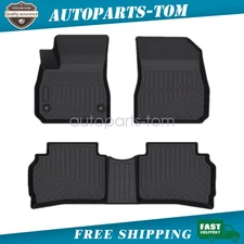 TPE Floor Mats Liner For 2016-2025 Chevrolet Malibu 3D Model All-Weather 3PCS