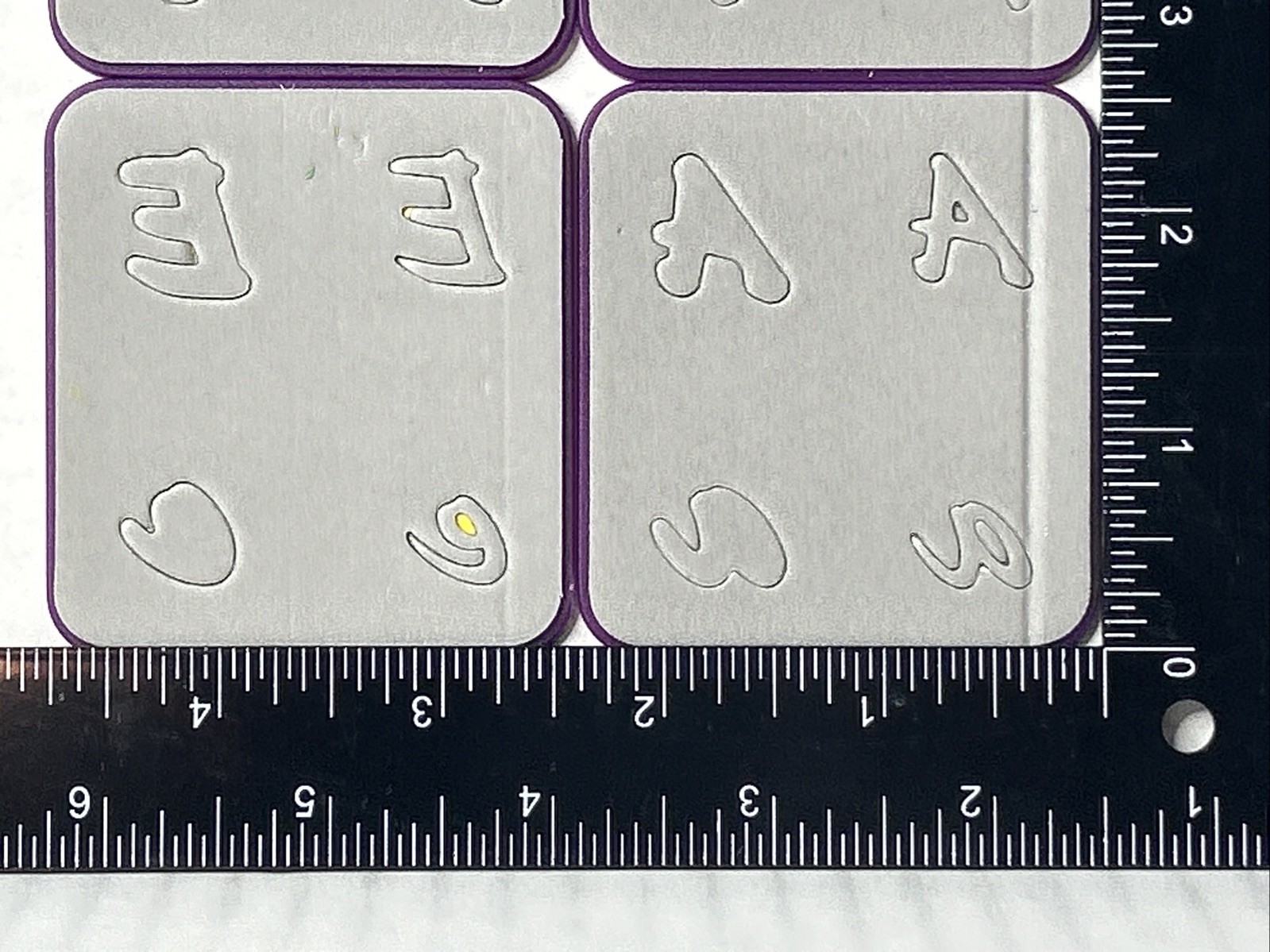 Sizzix Sizzlits Script 35 Dies Alphabet Numbers Punctuation + Storage Case