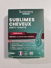 Sublimes cheveux anti chute, complément alimentaire 30 comprimés Santarome L1