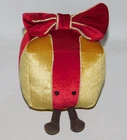 Jellycat Amuseables Present Red & Gold Holiday Christmas Gift Retired NWT