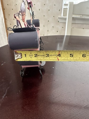Skurrile Metall Kunst Dekor Teenager am Telefon Schmuck Halter Schmuck Behälter - Bild 13 von 13