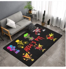 ICP Joker Cards Area Rug  7' X 5'   Insane Clown Posse Juggalo Indoor rug Carpet