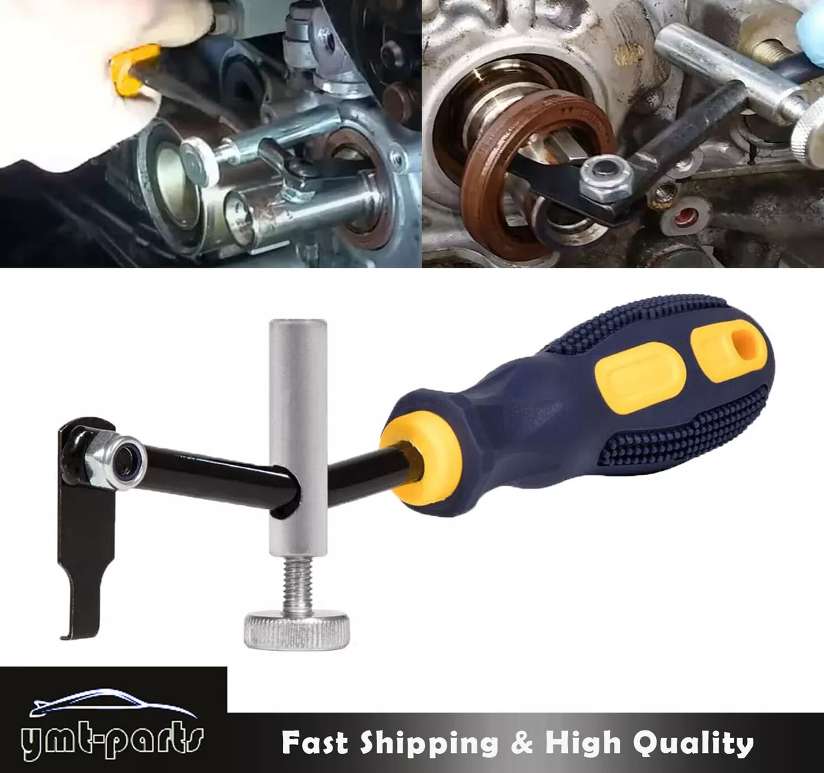 Shaft type seal puller outlet