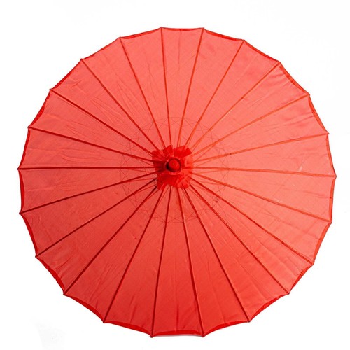 THY COLLECTIBLES 22" Kid's Size Japanese Chinese Umbrella Parasol - Solid Color - Picture 11 of 22