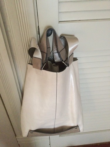 vince camuto leather tote