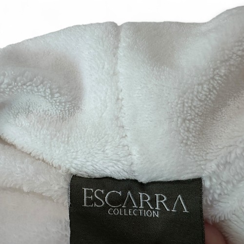 Waldorf Astoria AZ Biltmore White Microfiber Shawl Collar Plush Lining Bathrobe - Picture 3 of 8