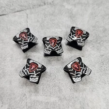 5pack Red Dragon Head Armor Accessories Lot for Minifigures DrCKJB4