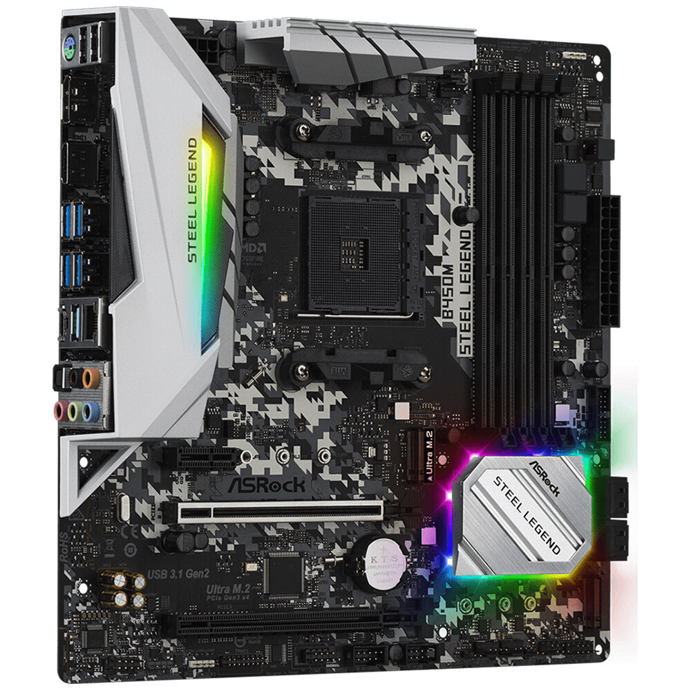 パソコン b450m steel legend ASRock > B450M Steel Legend