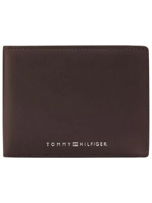 Tommy Hilfiger Herren Geldbörse Portemonnaies TH Metro CC Leder Braun - Bild 1 von 3
